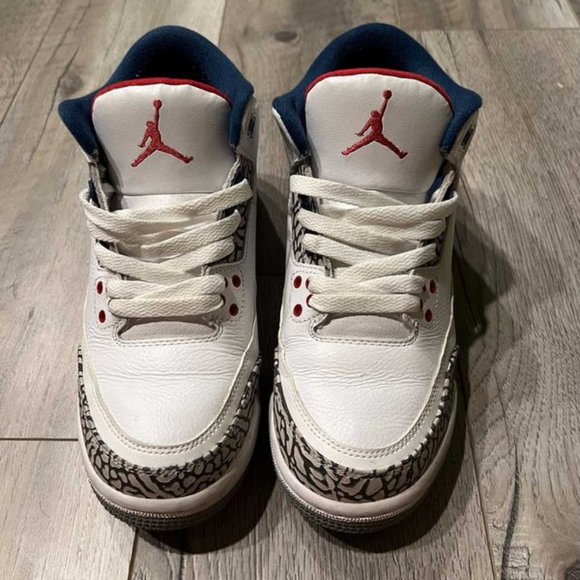 Air Jordan 3 True Blue Size 6w (Men's 4.5) - Picture 1 of 3